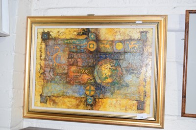 Lot 229 - Robert Pope, abstract study on canvas titled...