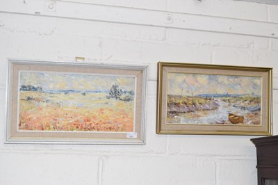 Lot 243 - Winifred Mendham two oil on board studies of...