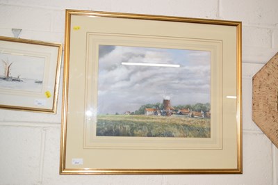 Lot 254 - C Knights study of Cley Mill