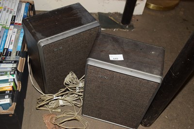 Lot 649 - A pair of Philips speakers