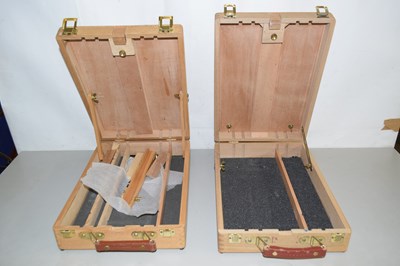 Lot 657 - A Windsor & Newton artists easel travel case...