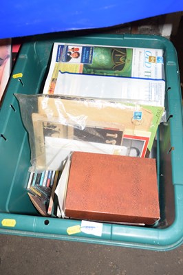 Lot 672 - Mixed Lot: Assorted postcards, CD's, books etc