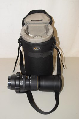 Lot 68A - A Sigma 170-500mm telephoto lens and lens hood...