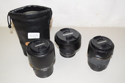 Lot 63A - Three Tamron lenses to include a Tamron SP...