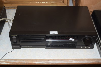 Lot 700 - A Technics Dolby B-CNR stereo cassette deck RS-...