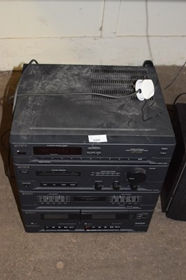 Lot 698 - A Sony hi-fi stereo system
