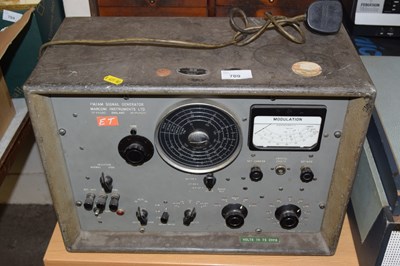 Lot 709 - A FM/AM signal generator Marconi
