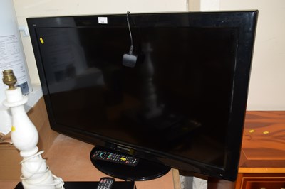 Lot 726 - A Panasonic Viera flat screen TV and remote...