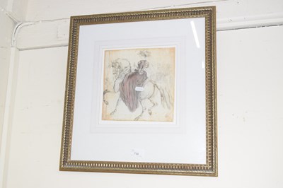 Lot 730 - Lady riding a horse