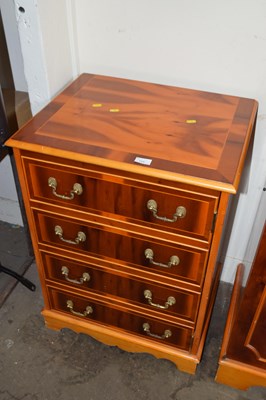 Lot 731 - Reproduction faux drawer fronted cupboard