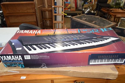 Lot 744 - A Yamaha Portatone PSR-18 keyboard and stand