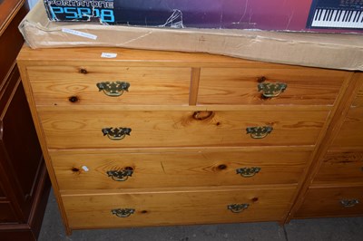 Lot 745 - Pine chest of drawers