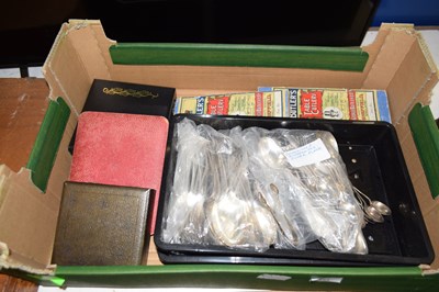 Lot 774 - Quantity of assorted eletroplate flat ware and...