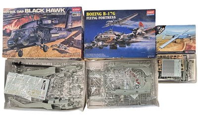 Lot 226 - Three boxed Academy Hobby Model kits, to...