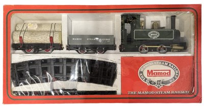 Lot 32 - A boxed Mamod steam railway set