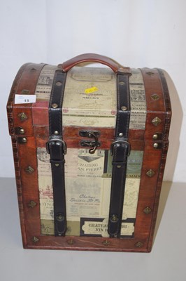 Lot 15 - A modern wine box