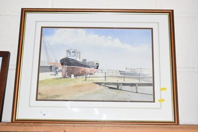 Lot 38 - C W Dadd The Florence Mary at Southwold...