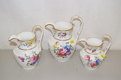 Lot 51 - A graduated set of three 19th Century...