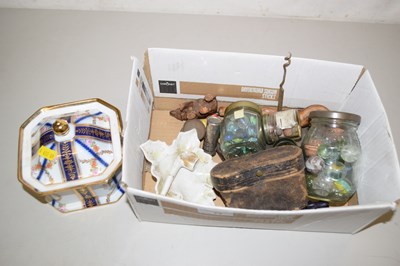 Lot 79 - Box of various mixed items including porcelain...