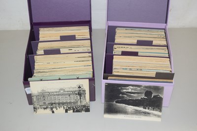Lot 84 - Two boxes of assorted postcards