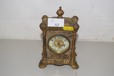 Lot 93 - A late 19th or early 20th Century brass cased...