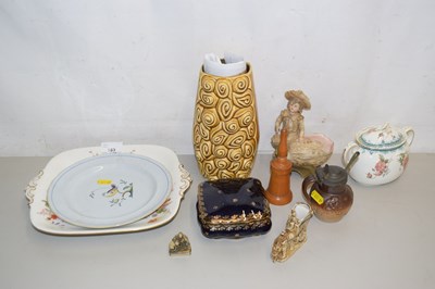 Lot 163 - Mixed Lot: A Sylvac vase, various ornaments,...