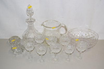 Lot 167 - Mixed Lot: Decanter with glasses and other...