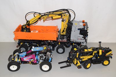 Lot 181 - A group of three construction toys comprising...