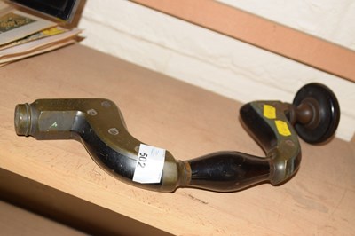 Lot 502 - A vintage Marples carpenters brace