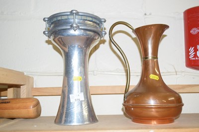 Lot 516 - A modern Yanki drum together with a copper...