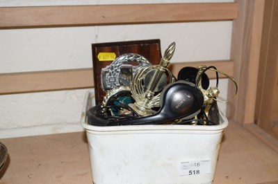 Lot 518 - Box of various trophies
