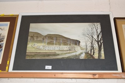 Lot 561 - Watercolour signed Alan Ingham of a village scene