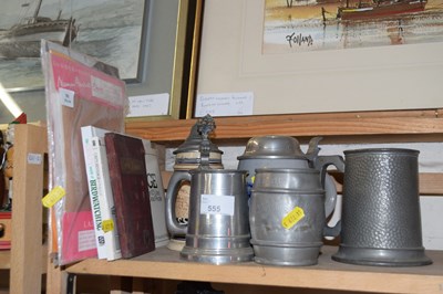 Lot 555 - Collection of various steins and tankards...