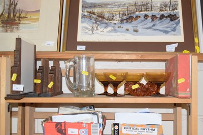 Lot 563 - Selection of various glass ware including...