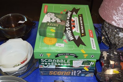 Lot 588 - Various games including Scrabble etc