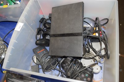 Lot 592 - A Sony Playstation 2 and various accessories