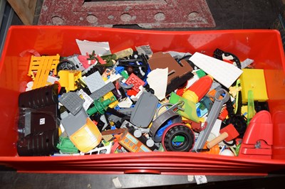 Lot 622 - A Lego storage box together with quantity of...