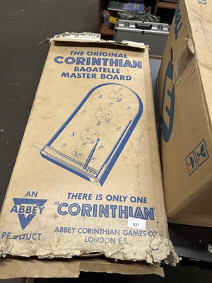 Lot 627 - Boxed Corinthian bagatelle board