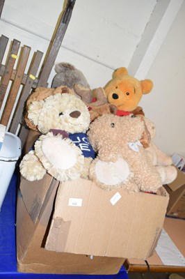 Lot 645 - Box of various soft toys