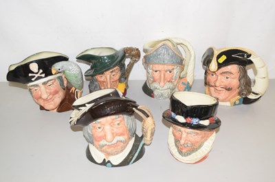 Lot 188 - Group of six Royal Doulton character jugs