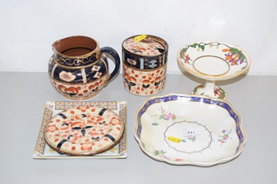 Lot 211 - Mixed Lot: Various tea wares, crescent ware...
