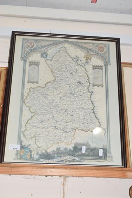 Lot 226 - A reproduction map of Northumberland