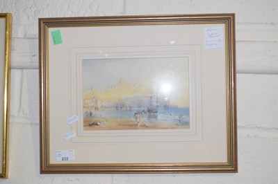 Lot 233 - Scarborough Castle, coloured print after Turner