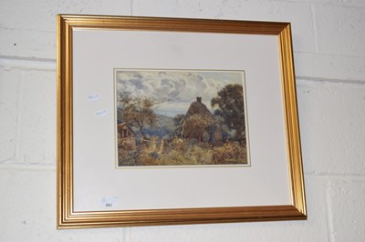 Lot 241 - Beppett, study of a thatched cottage,...