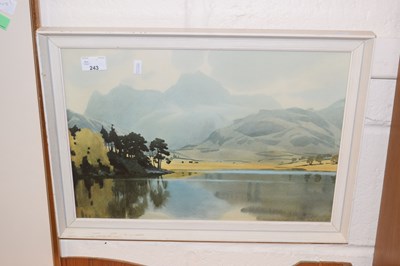 Lot 243 - Heaton Cooper, coloured print of a lakeland scene