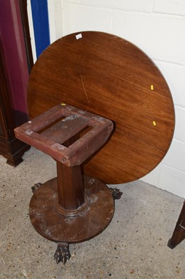 Lot 256 - 19th Century mahogany pedestal centre or...