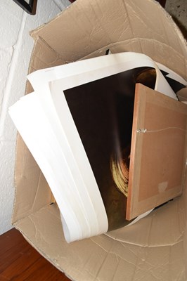 Lot 276 - Box of assorted pictures to include Susan...