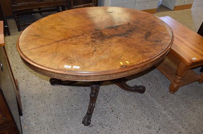 Lot 287 - Victorian oval breakfast table approx 135cm long