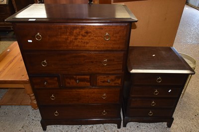 Lot 289 - A Stag Minstrel seven drawer bedroom chest and...