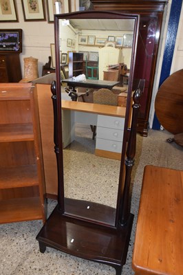 Lot 292 - A Stag Minstrel cheval mirror